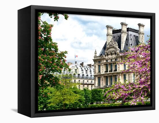 Garden of the Tuileries, the Louvre, Paris, France-Philippe Hugonnard-Framed Premier Image Canvas