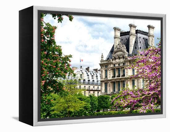 Garden of the Tuileries, the Louvre, Paris, France-Philippe Hugonnard-Framed Premier Image Canvas