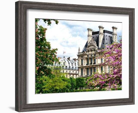 Garden of the Tuileries, the Louvre, Paris, France-Philippe Hugonnard-Framed Photographic Print