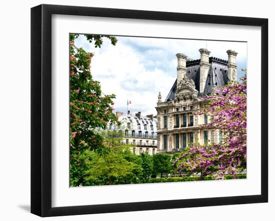 Garden of the Tuileries, the Louvre, Paris, France-Philippe Hugonnard-Framed Photographic Print