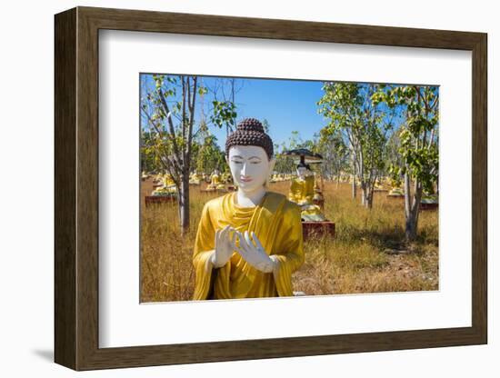 Garden of Thousand Buddhas, Monywa, Myanmar (Burma)-Jan Miracky-Framed Photographic Print