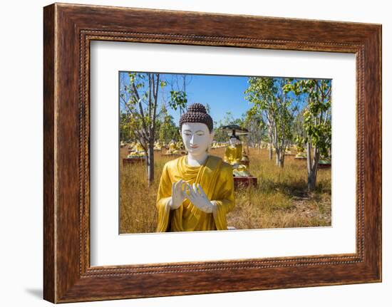 Garden of Thousand Buddhas, Monywa, Myanmar (Burma)-Jan Miracky-Framed Photographic Print