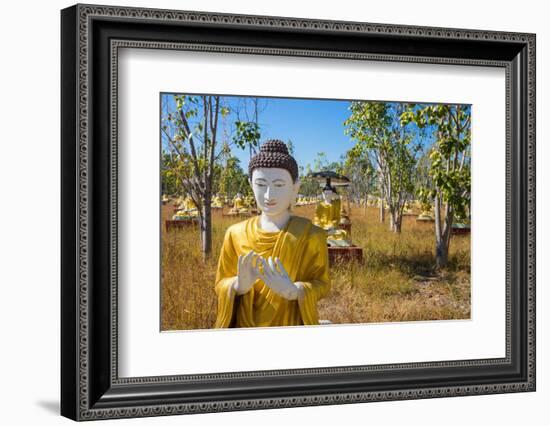 Garden of Thousand Buddhas, Monywa, Myanmar (Burma)-Jan Miracky-Framed Photographic Print