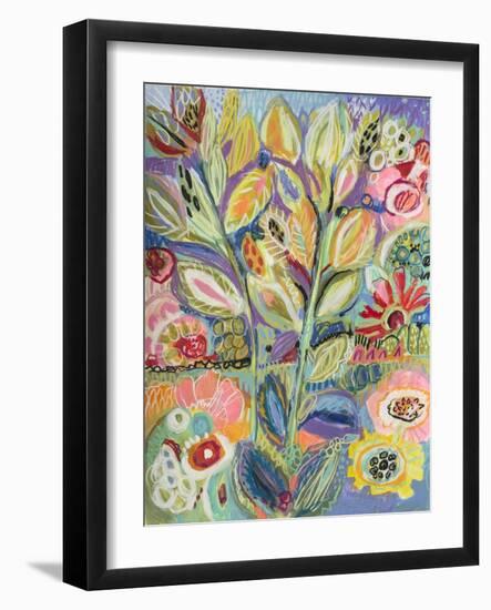 Garden Of Whimsy II-Karen Fields-Framed Art Print