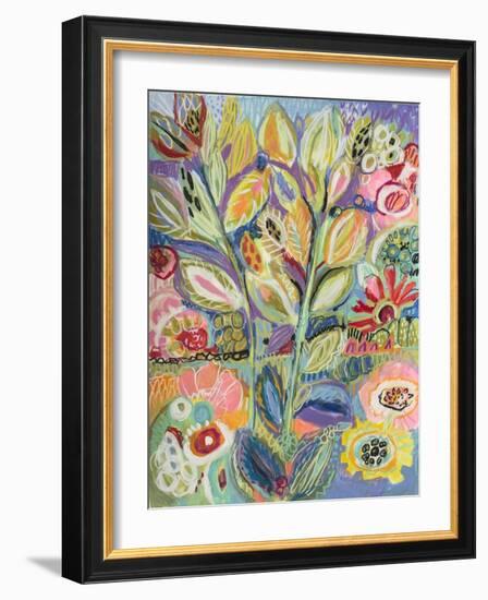 Garden Of Whimsy II-Karen Fields-Framed Art Print