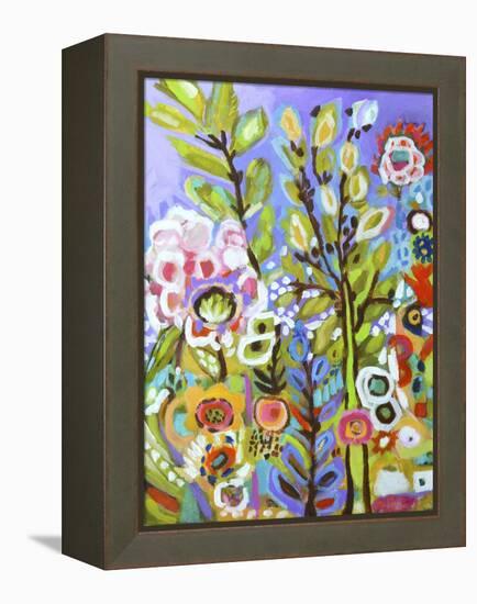 Garden Of Whimsy III-Karen Fields-Framed Stretched Canvas