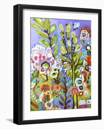 Garden Of Whimsy III-Karen Fields-Framed Art Print