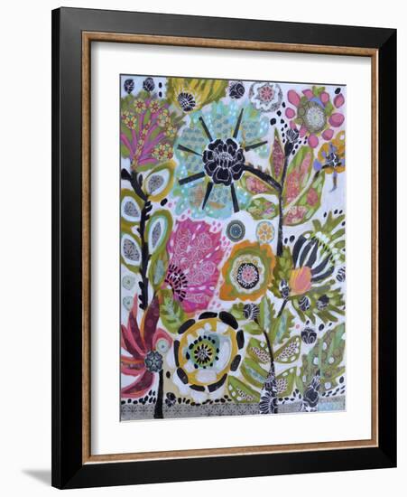 Garden Of Whimsy V-Karen Fields-Framed Art Print