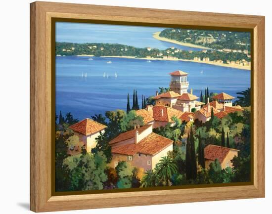 Garden on the Cote d'Azur-Max Hayslette-Framed Premier Image Canvas