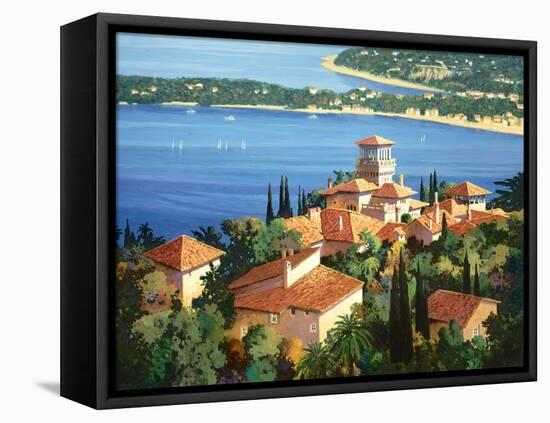 Garden on the Cote d'Azur-Max Hayslette-Framed Premier Image Canvas