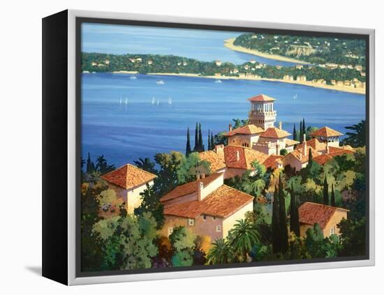 Garden on the Cote d'Azur-Max Hayslette-Framed Premier Image Canvas