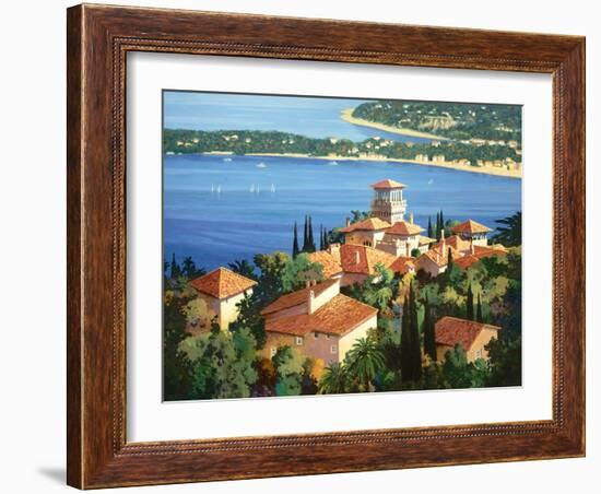 Garden on the Cote d'Azur-Max Hayslette-Framed Premium Giclee Print