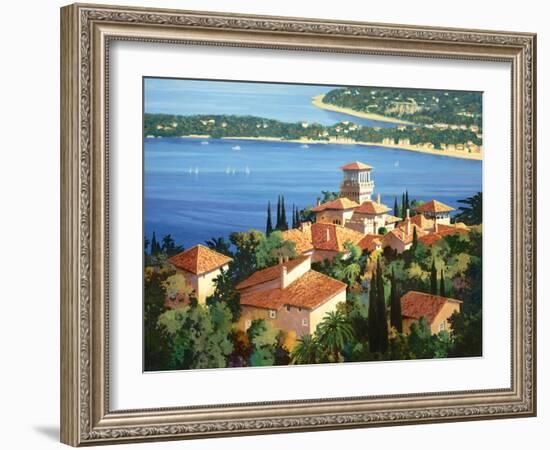 Garden on the Cote d'Azur-Max Hayslette-Framed Giclee Print