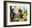 Garden on the Lake-Auguste Macke-Framed Premium Giclee Print