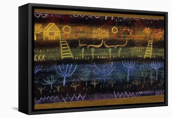 Garden on the Level-Paul Klee-Framed Premier Image Canvas