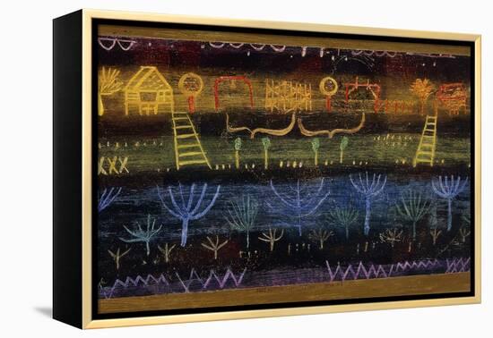 Garden on the Level-Paul Klee-Framed Premier Image Canvas