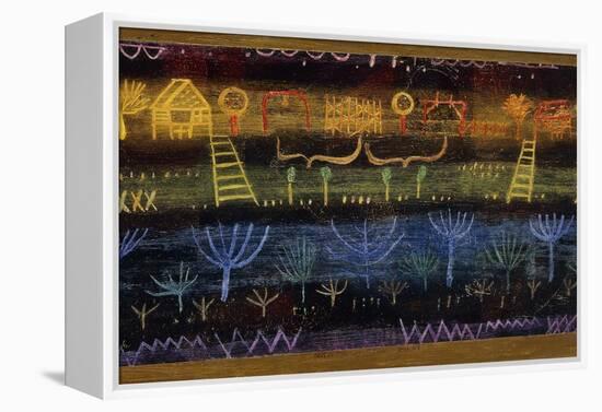 Garden on the Level-Paul Klee-Framed Premier Image Canvas