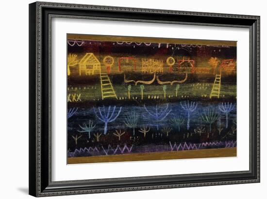 Garden on the Level-Paul Klee-Framed Giclee Print