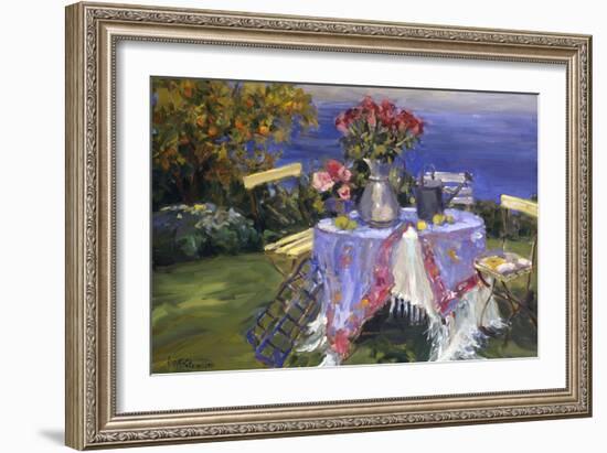 Garden Over the Sea-Allayn Stevens-Framed Premium Giclee Print