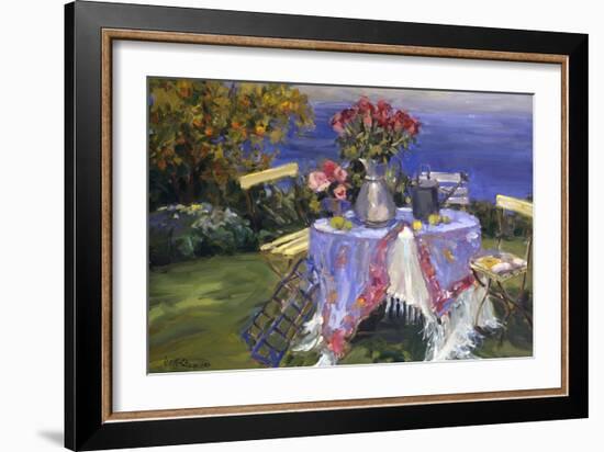 Garden Over the Sea-Allayn Stevens-Framed Art Print