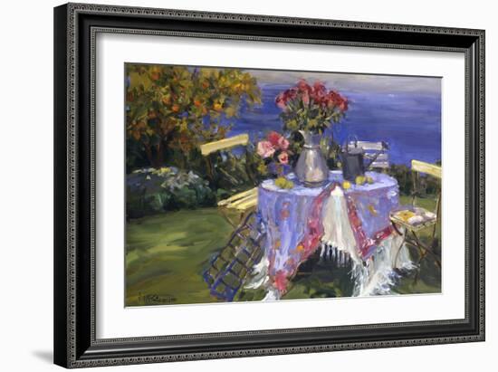 Garden Over the Sea-Allayn Stevens-Framed Art Print