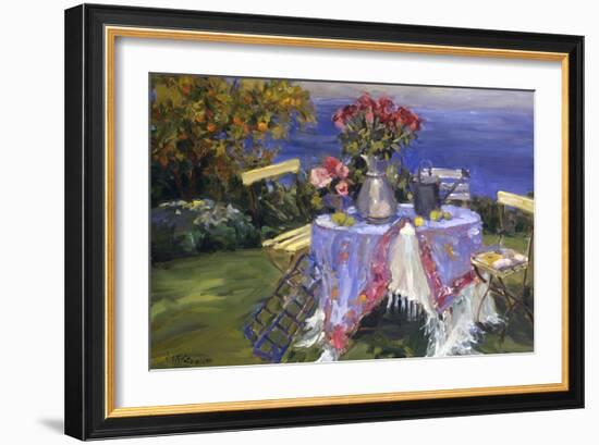 Garden Over the Sea-Allayn Stevens-Framed Art Print