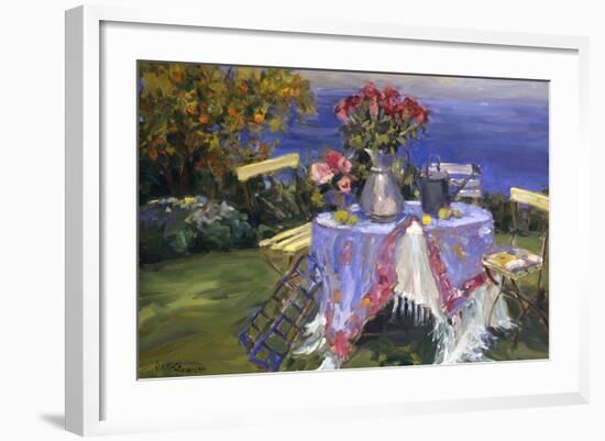 Garden Over the Sea-Allayn Stevens-Framed Art Print