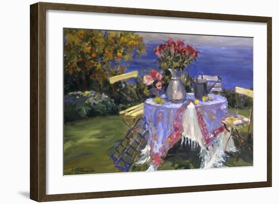 Garden Over the Sea-Allayn Stevens-Framed Art Print