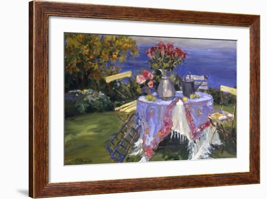 Garden Over the Sea-Allayn Stevens-Framed Art Print