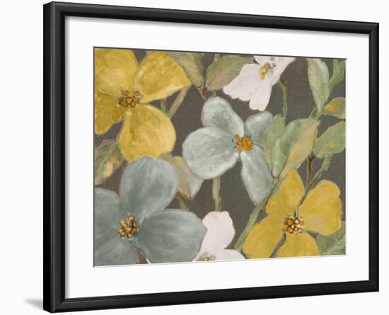 Garden Party in Gray II-Lanie Loreth-Framed Premium Giclee Print