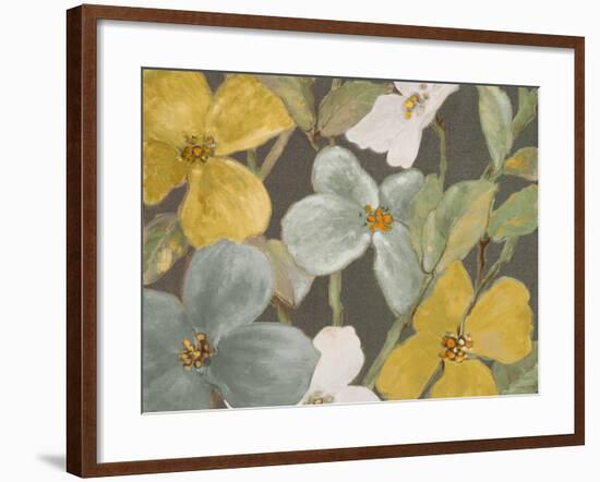 Garden Party in Gray II-Lanie Loreth-Framed Premium Giclee Print