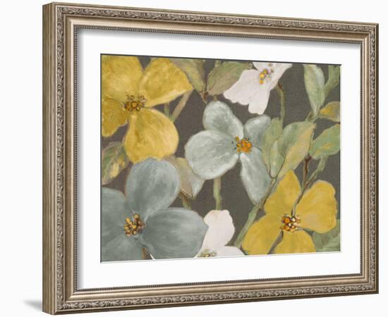 Garden Party in Gray II-Lanie Loreth-Framed Art Print