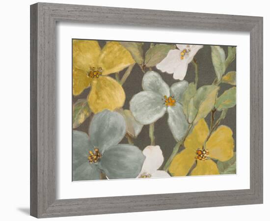 Garden Party in Gray II-Lanie Loreth-Framed Art Print