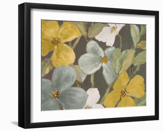 Garden Party in Gray II-Lanie Loreth-Framed Art Print