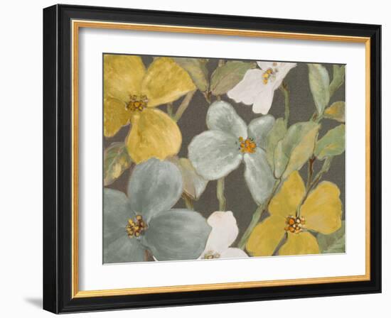 Garden Party in Gray II-Lanie Loreth-Framed Art Print