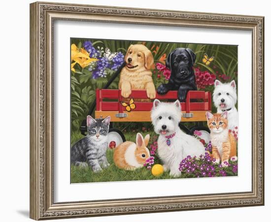 Garden Party-William Vanderdasson-Framed Giclee Print