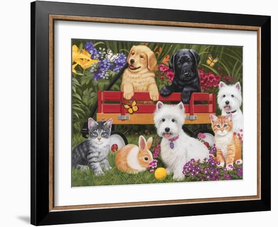 Garden Party-William Vanderdasson-Framed Giclee Print