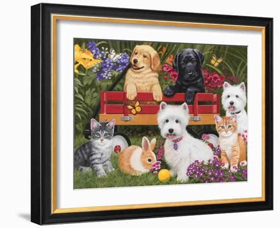 Garden Party-William Vanderdasson-Framed Giclee Print