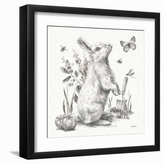 Garden Patch I Sketch-Leslie Trimbach-Framed Art Print