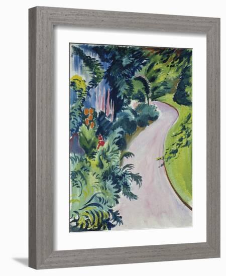 Garden Path, 1912-August Macke-Framed Giclee Print