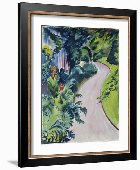 Garden Path, 1912-August Macke-Framed Giclee Print