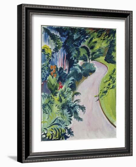 Garden Path, 1912-August Macke-Framed Giclee Print