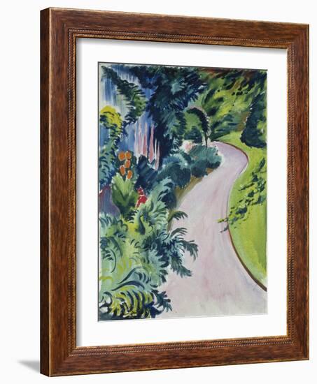 Garden Path, 1912-August Macke-Framed Premium Giclee Print