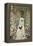 Garden Path with Chickens-Gustav Klimt-Framed Stretched Canvas