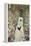 Garden Path with Chickens-Gustav Klimt-Framed Stretched Canvas