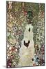 Garden Path with Chickens-Gustav Klimt-Mounted Art Print