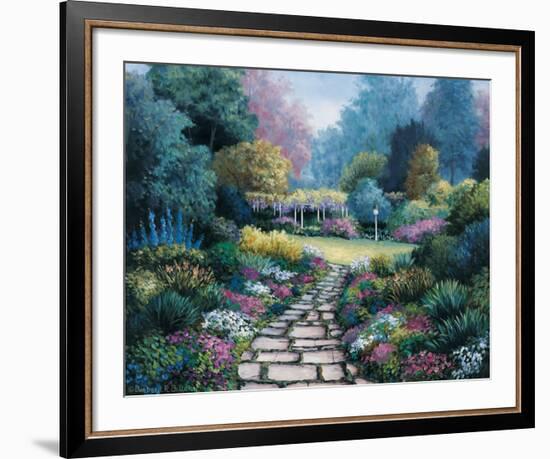 Garden Pathway-Barbara R^ Felisky-Framed Art Print