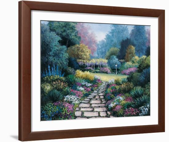 Garden Pathway-Barbara R^ Felisky-Framed Art Print