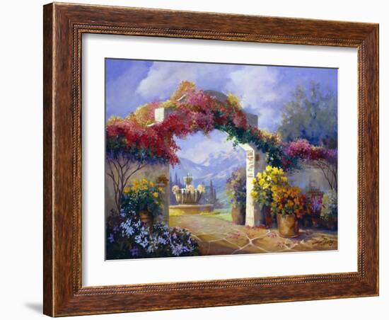 Garden Peace-Carolyne Hawley-Framed Art Print