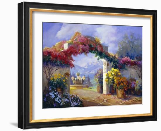 Garden Peace-Carolyne Hawley-Framed Art Print